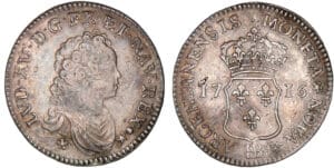 Louis XV - 40 sols de Strasbourg 1716 BB