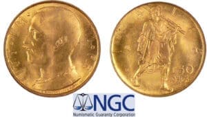 Italie Vittorio Emanuele III - 50 lires 1931 X R (Rome)