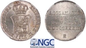 Espagne - Isabel II - 1 real 1833 M (Madrid)