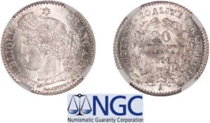 20 centimes Cérès 1850 A (Paris)