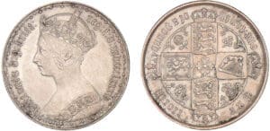 Grande-Bretagne - Victoria - Florin 1884