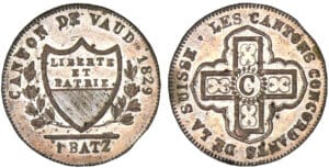 Suisse - Vaud - 1 batzen 1829