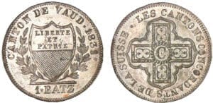 Suisse - Vaud - 1 batzen 1831