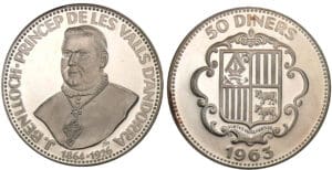 Andorre - 50 diners 1963