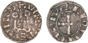 Auvergne - Comté de Riom - Alphonse de France - Denier
