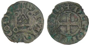 Auvergne - Comté de Riom - Alphonse de France - Denier