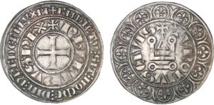 Philippe IV - Gros tournois à l'O rond