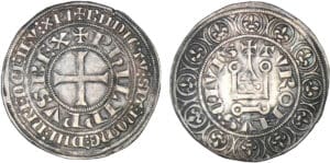 Philippe IV - Gros tournois à l'O rond