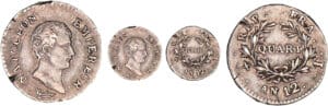 1/4 de franc Bonaparte premier consul - An 12 T (Nantes)