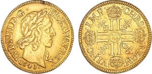 Louis XIII - Louis d'or - 1643 D (Lyon)