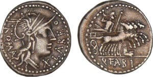 Fabia - Denier (124 av. J.-C.)