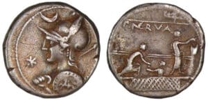 Licinia - Denier (113-112 av. J.-C.)