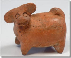 Précolombien - Guatemala - Animal en terre cuite - 1000-1200 ap. J.-C.