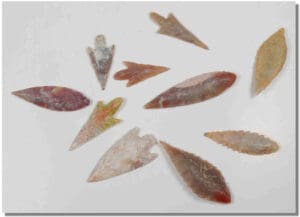 Néolithique - Lot de pointes de flèches