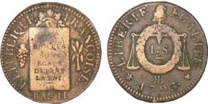 Sol aux balances - An II - 1793 BB (Strasbourg)