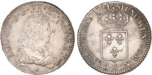 Louis XV - Ecu de France - 1721 X (Amiens)
