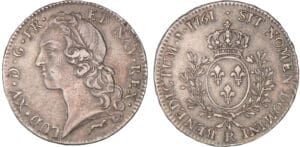 Louis XV - Ecu au bandeau - 1761 R (Orléans)