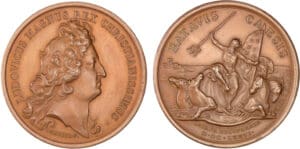 Médaille Louis XIV - Reprise de Cayenne 1676