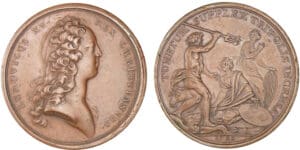 Médaille Louis XV - Marseille 1728