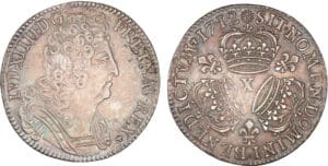 Louis XIV - Quart d'écu aux trois couronnes - 1712 X (Amiens)