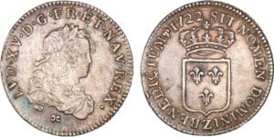 Louis XV - Tiers d'écu de France - 1722 Z (Grenoble)