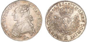 Louis XVI - Cinquième d'écu au buste habillé - 1787 R (Orléans)