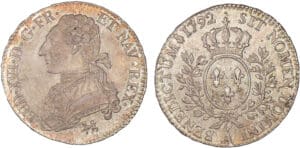 Louis XVI - Demi-écu au buste habillé - 1792 A (Paris)