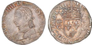 Charles IX - Teston - 2ème type - 1564 T (Nantes)