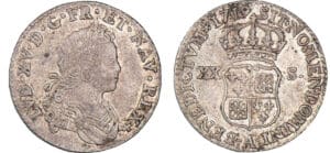Louis XV - XX sols de France et de Navarre - 1719 A (Paris)