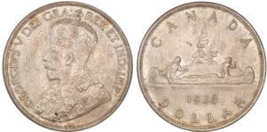 Canada - Georges V - Dollar 1936