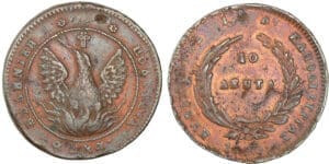 Grèce - John Capodistrias - 10 lepta 1830