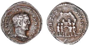 Maximien Hercule - Argenteus (295-297, Rome)