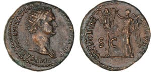 Domitien - As (92-94, Rome) - La Victoire