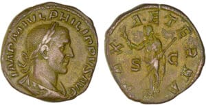 Philippe 1er - Sesterce (244-245, Rome) - La Paix