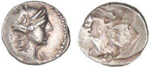 Marseille - Drachme légère (130-121 av. J.-C.) - Frappe incuse