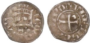 Orléannais - Comté de Blois - Jeanne de Châtillon - Denier