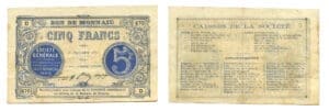 Bon de monnaie de 5 francs - Banque de France - 18 novembre 1871