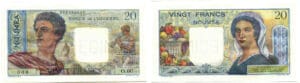 Billet de 20 francs - Nouméa - Banque de l'Indochine - Spécimen