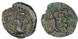 Carnutes - Bronze aux oiseaux et au serpent (52 av. J.-C.)