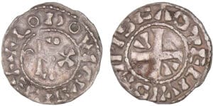 Louis VI - Denier d'Etampes - 4ème type