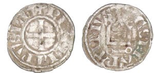 Philippe II Auguste - Denier de Saint-Martin de Tours