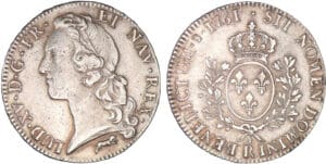 Louis XV - Ecu au bandeau - 1761 R (Orléans)