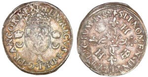 Henri II - Douzain aux croissants - 1552 A (Paris)