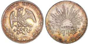 Mexique - 8 reales 1877 Mo MH (Mexico)