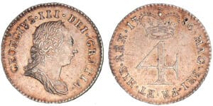 Grande-Bretagne - George III - 4 pence 1788
