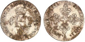 Henri II - Gros de 6 blancs de NESLES - 1550 A (Paris)