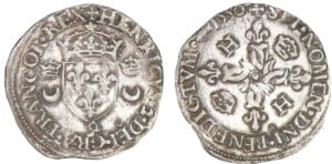 Henri II - Douzain aux croissants - 1550 9 (Rennes)