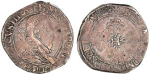 Henri III - Franc au col plat - 1578 P (Dijon)