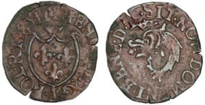 Henri III - Liard du Dauphiné - 2ème type - 1683 (Grenoble)