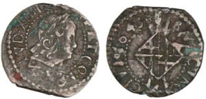 Louis XIV - Seizain 1645 (Barcelone)